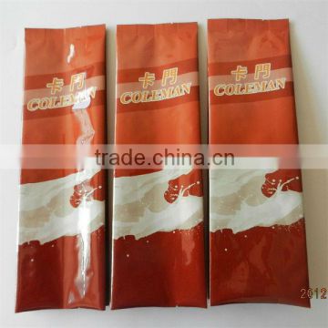 Printed plastic packing bags for instant coffee