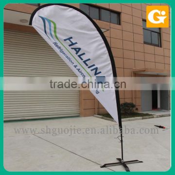 Flag Pole Teardrop Flag Roadside Advertising Banners