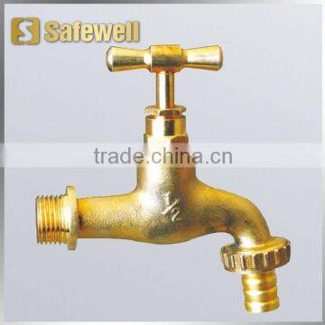 Yellow brass water tap