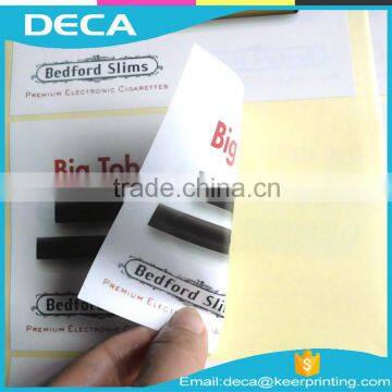 Waterproof Adhesive PVC Logo Sticker Custom Company Decal Sticker