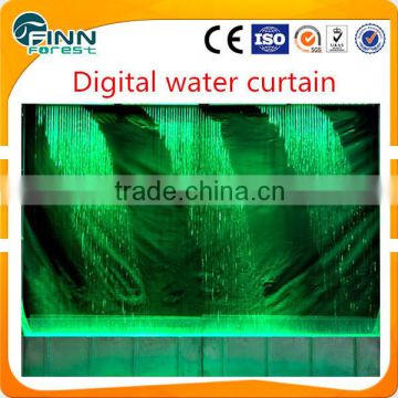 Finn Forest attractive digital water screen curtain eye-catching water curtain fountain                        
                                                Quality Choice