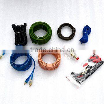Good Quality RCA Cable for Car Audio With 4gauge Speaker Cable 4 Core photo-3