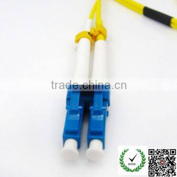 Two cores duplex fiber lc patch cord in high end quality