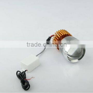 Auto Parts 10w Led Motorcycle Headlight Driving /flashlight With Blue Silver Housing photo-5