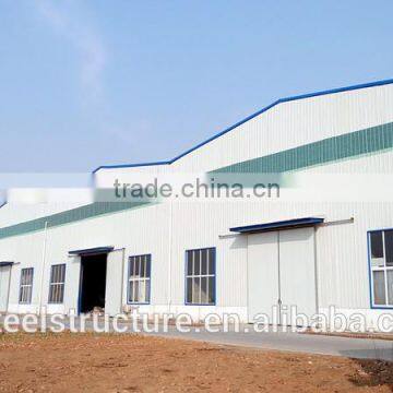 Prefabricated workshop/prefabricated steel building/corrugated steel buildings