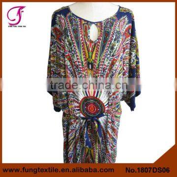 1807DS01 Medium Style With Belt Kaftan Dresses Dubai Quality Choice photo-6