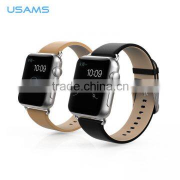 USAMS leather band with adapter for apple watch