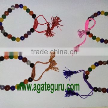 7 Chakra elastic 10mm bracelet : India Chakra Bracelet wholesaler