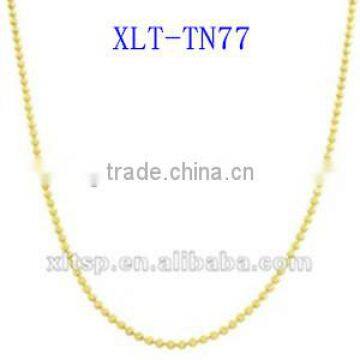 stainless steel ball chain curtain gold ball chain necklace for girls