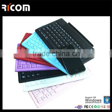 silicone flexible keyboard bluetooth keyboards for tablet---SKB-211B--Shenzhen Ricom