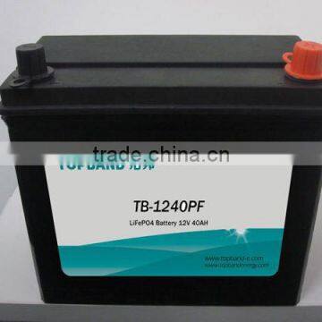 12V 40Ah LiFeO4 lifepo4 battery