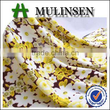 Shaoxing Textile printed spandex fdy polyester fabric