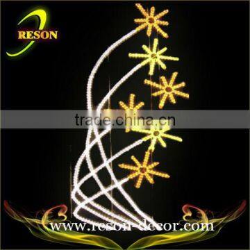 110*250cm Christmas LED rope decoration lights salon decorating ideas