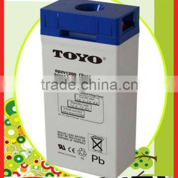 opzv gel battery 2v1200ah for solar system deep cycle