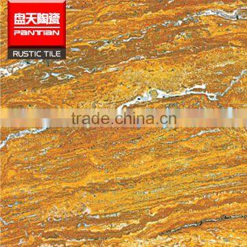 Glazed full polished marble look glossy Porcelain bathroom floor tiles bangladesh price