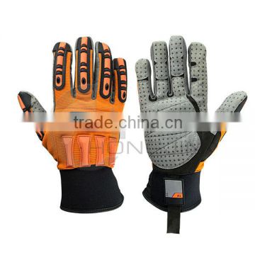 Abrasion Resistant Anti-Impact Oilfield Mechanics Gloves