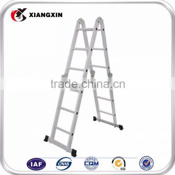 industrial aluminium folding step six joint ladder roof ladder