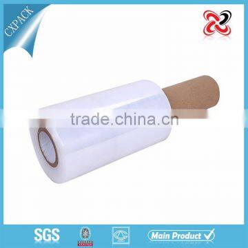 Industrial lldpe mini handle plastic stretch shrink wrap film