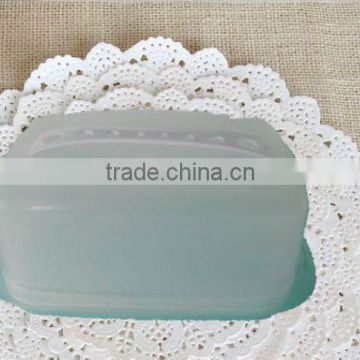 clear rectangle plastic cake box with hander