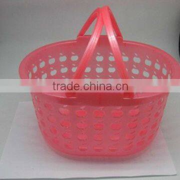 plastic fruit and vegetable basket with handle