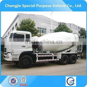 Best selling Q345/16Mn tank material equipped with imported hydraulic parts 6x4 dongfeng 8-10m3 concrete mixing tank truck