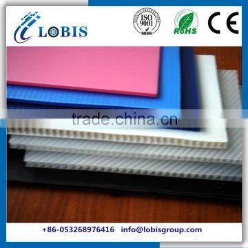 Colored Polypropylene Corrugated Plastic Board