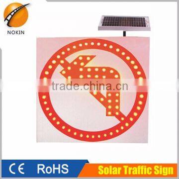 2016 new style traffic security sign flashing solar power led warning light