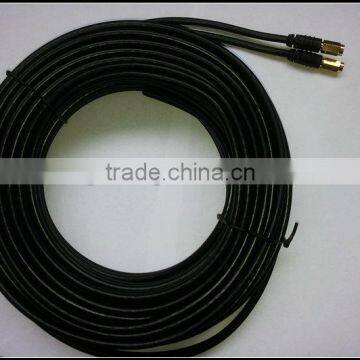 50ohm gold planted SMA double coaxial cable