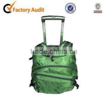 Professional laptop backpack with trolley