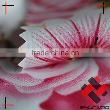 100% Polyester Spun Pongee Fabric Imitation Cotton Fabric Printed for Garment photo-2