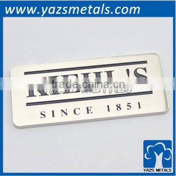 Cheap Custom Metal Brand Logo Label photo-4