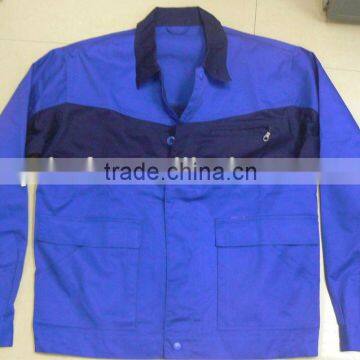 polyester/cotton jacekt,working jacket,cotton patchwork jacket