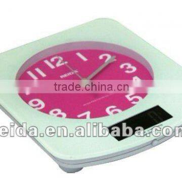 Digital Kitchen scale with clock