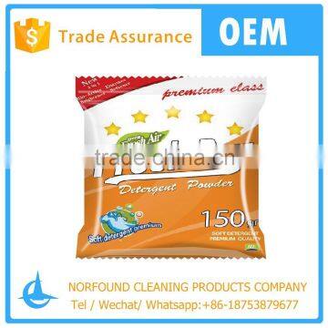 150g Bio-active Enzyme Brightener Softener Laundry Detergent Powder