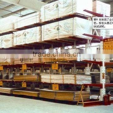 Long material tube heavy duty cantilever storage racking cantilever shelving