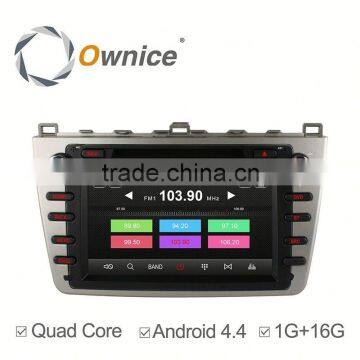 Ownice C300 Quad Core Android 4.4 car dvd for mazda 6 bulit in wifi