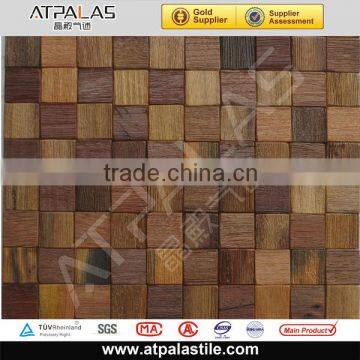 20x20mm Classical Noble Ancient Boat Wood Mosaic