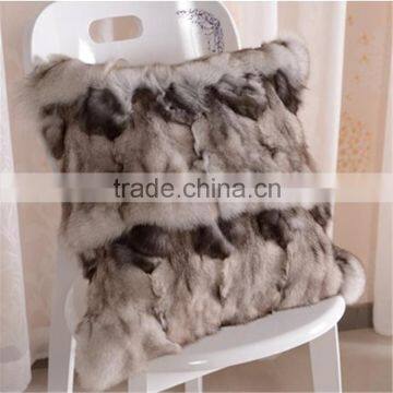 Hot Sale Fox Fur Pillow Fur Cushion Cover