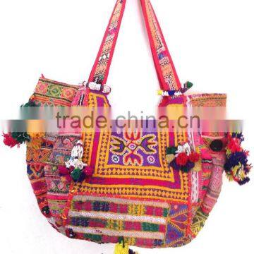 Vintage Indian Banjara Handmade Gypsy Banjara textile, exquisite shoulder bag