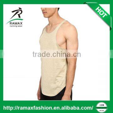 Ramax Custom Men 100% Cotton Racerback Muscle Running Gym Tank Tops photo-2