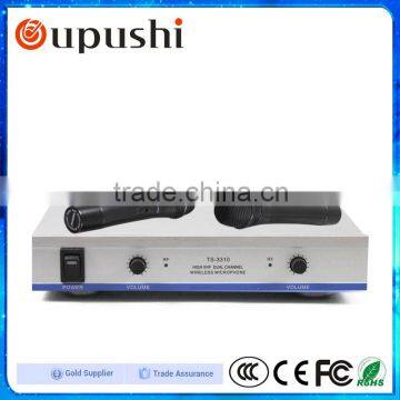 Cheapest VHF Handheld Mic Karaoke Microphone Wireless With Amplifier photo-2