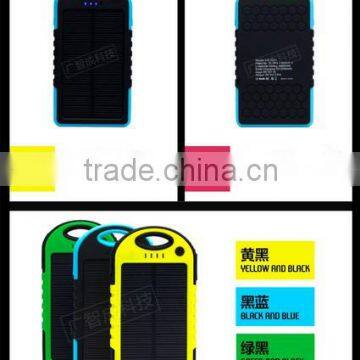 2015 China Suppliers Solar Energy Power Bank 5000mah Waterproof Solar Power Bank photo-6