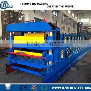 IBR And Corrugated Double Deck Metal Roof Sheet Roll Forming Machine/ Trapezoid And Self Lock Roof Panel Tile Manufacturer