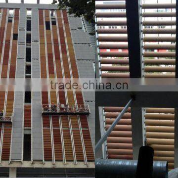 Aluminum facade panels wall