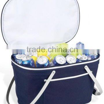 Insulated Folding Picnic gabion Basket - Insulated Cooler with Carrying Handles (MultiColor)