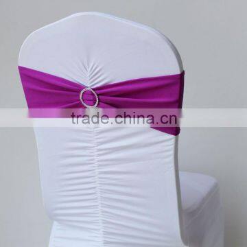 Purple Chair bands for event decoration