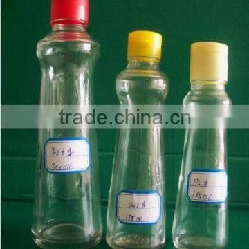glass condiment bottle for soy sauce, vinegar