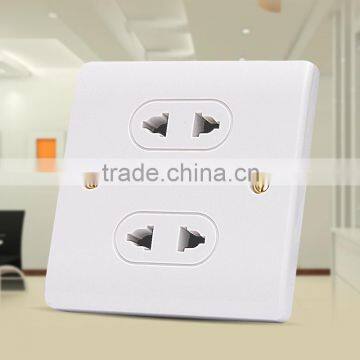 Factory Price Wall Mounted Bakelite Material Double 2 Pin Socket Supplier