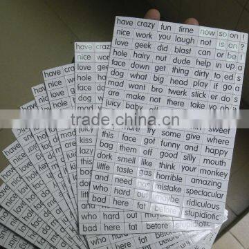 OEM Magnetic words play , magnetic words fridge magnet , magnetic letters