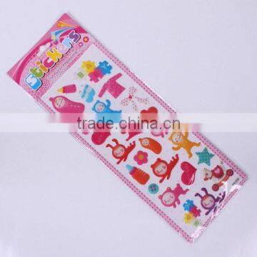Cute Cartoon Puffy Kids Sticker Sheets photo-2